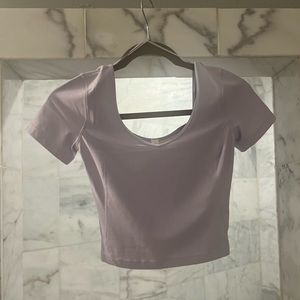 Lululemon Align Tee * Size 2 * Lavender Dew * NWT